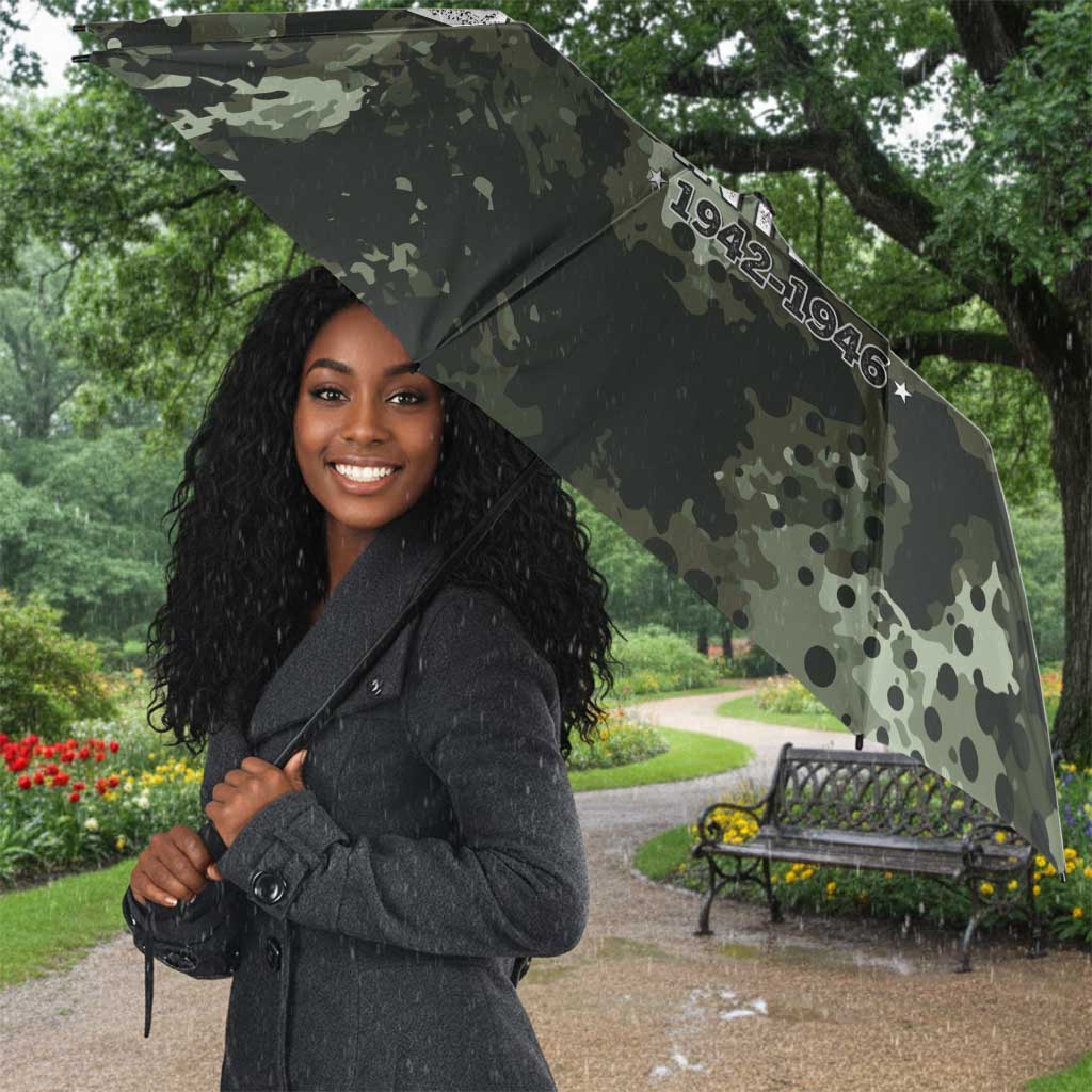 761st Tank Battalion Black Panthers Umbrella WWII Military Camouflage - Wonder Print Shop