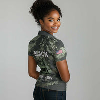 761st Tank Battalion Black Panthers Women Polo Shirt WWII Military Camouflage - Wonder Print Shop