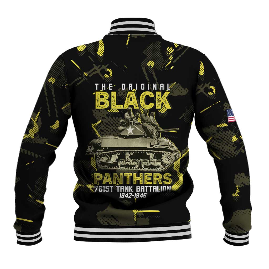 The Original Black Panthers 761st Tank Battalion Baseball Jacket African American Heroes - Wonder Print Shop
