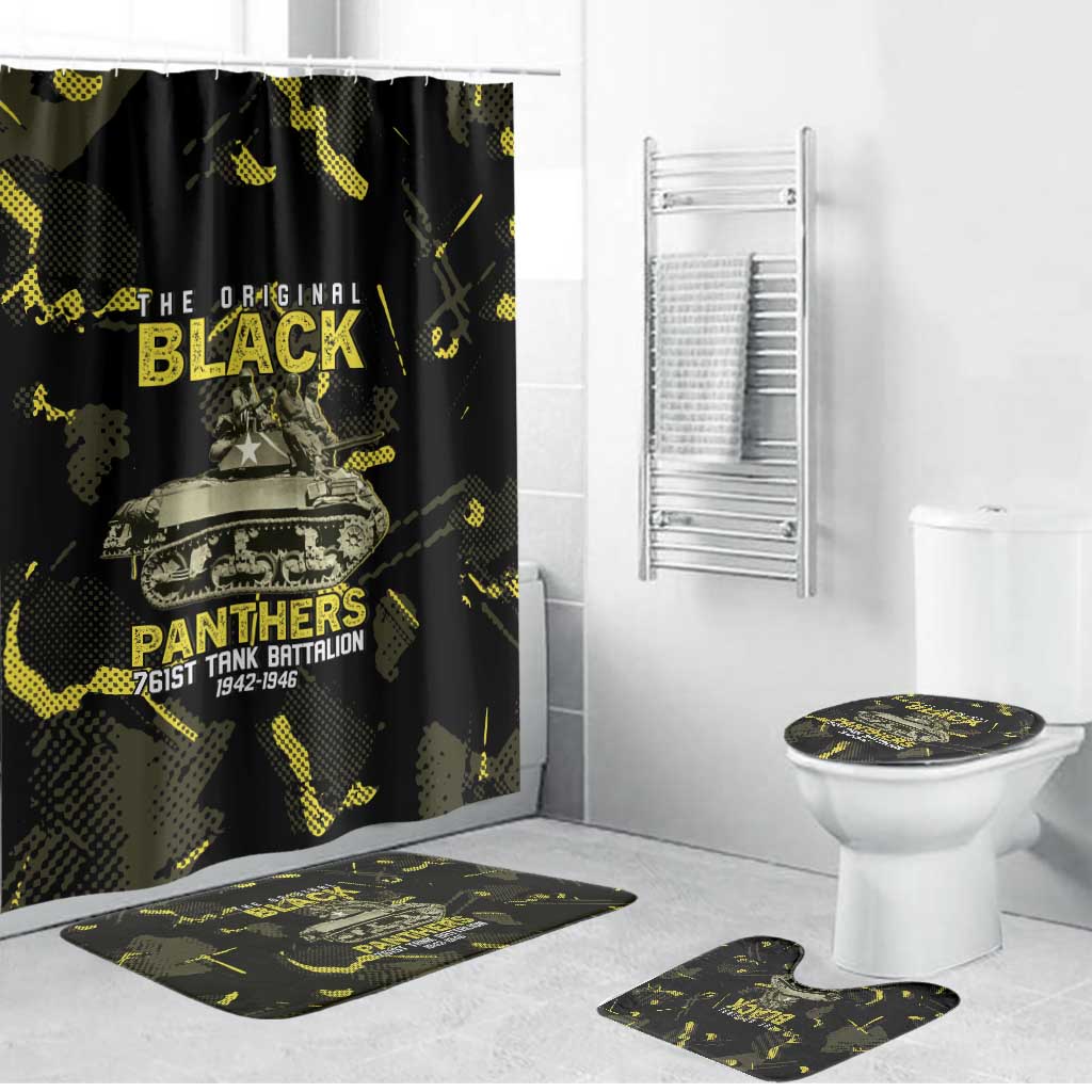 The Original Black Panthers 761st Tank Battalion Bathroom Set African American Heroes - Wonder Print Shop
