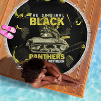 The Original Black Panthers 761st Tank Battalion Beach Blanket African American Heroes - Wonder Print Shop