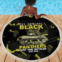 The Original Black Panthers 761st Tank Battalion Beach Blanket African American Heroes - Wonder Print Shop