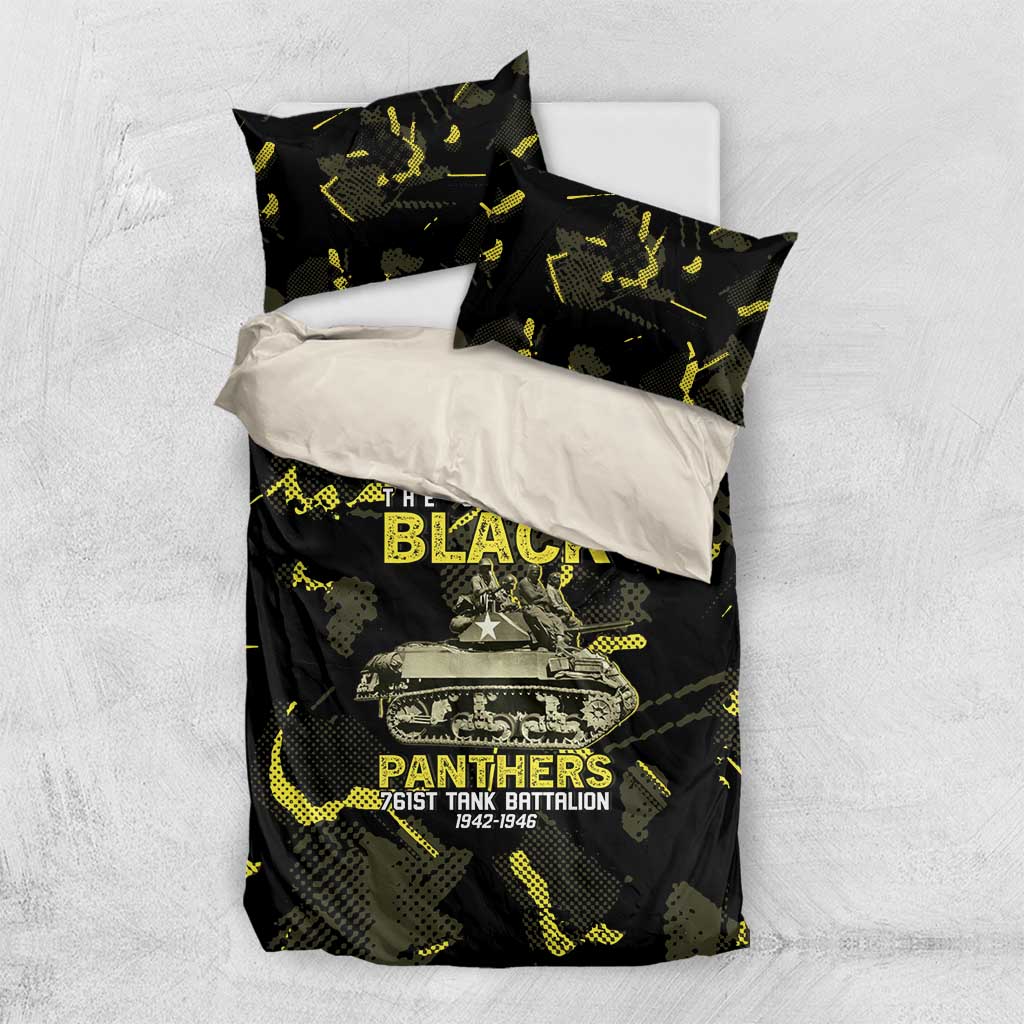 The Original Black Panthers 761st Tank Battalion Bedding Set African American Heroes - Wonder Print Shop