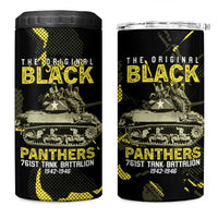 The Original Black Panthers 761st Tank Battalion 4 in 1 Can Cooler Tumbler African American Heroes - Wonder Print Shop