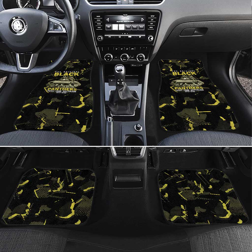 The Original Black Panthers 761st Tank Battalion Car Mats African American Heroes - Wonder Print Shop