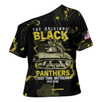 The Original Black Panthers 761st Tank Battalion Cross Shoulder Shirt African American Heroes - Wonder Print Shop