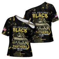 The Original Black Panthers 761st Tank Battalion Cross Shoulder Shirt African American Heroes - Wonder Print Shop