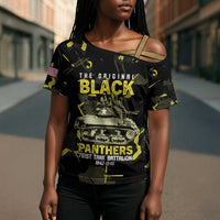 The Original Black Panthers 761st Tank Battalion Cross Shoulder Shirt African American Heroes - Wonder Print Shop