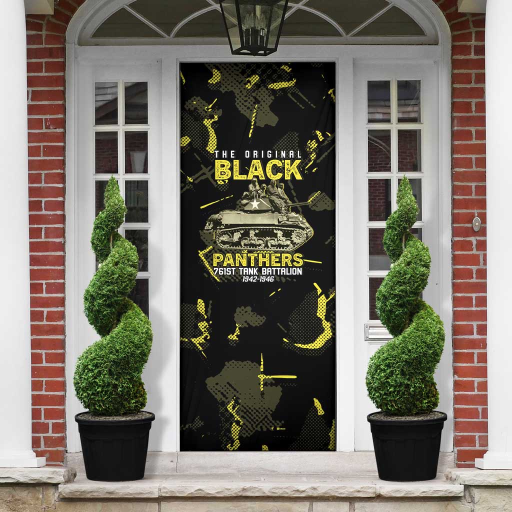 The Original Black Panthers 761st Tank Battalion Door Cover African American Heroes - Wonder Print Shop