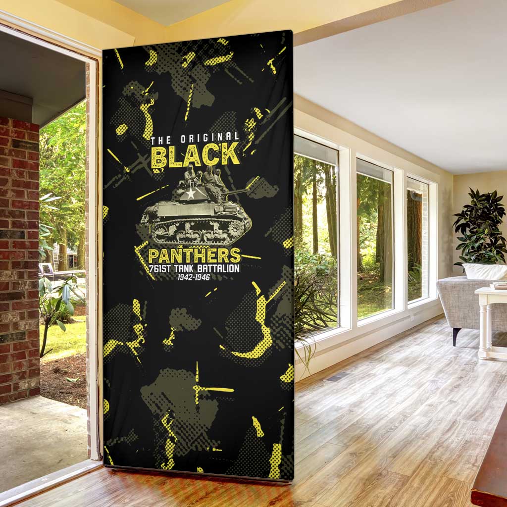 The Original Black Panthers 761st Tank Battalion Door Cover African American Heroes - Wonder Print Shop