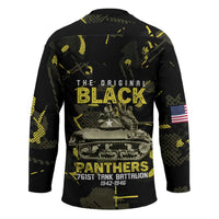 The Original Black Panthers 761st Tank Battalion Hockey Jersey African American Heroes - Wonder Print Shop