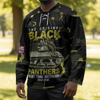 The Original Black Panthers 761st Tank Battalion Hockey Jersey African American Heroes - Wonder Print Shop