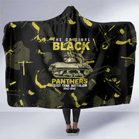 The Original Black Panthers 761st Tank Battalion Hooded Blanket African American Heroes - Wonder Print Shop