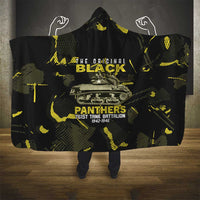 The Original Black Panthers 761st Tank Battalion Hooded Blanket African American Heroes - Wonder Print Shop