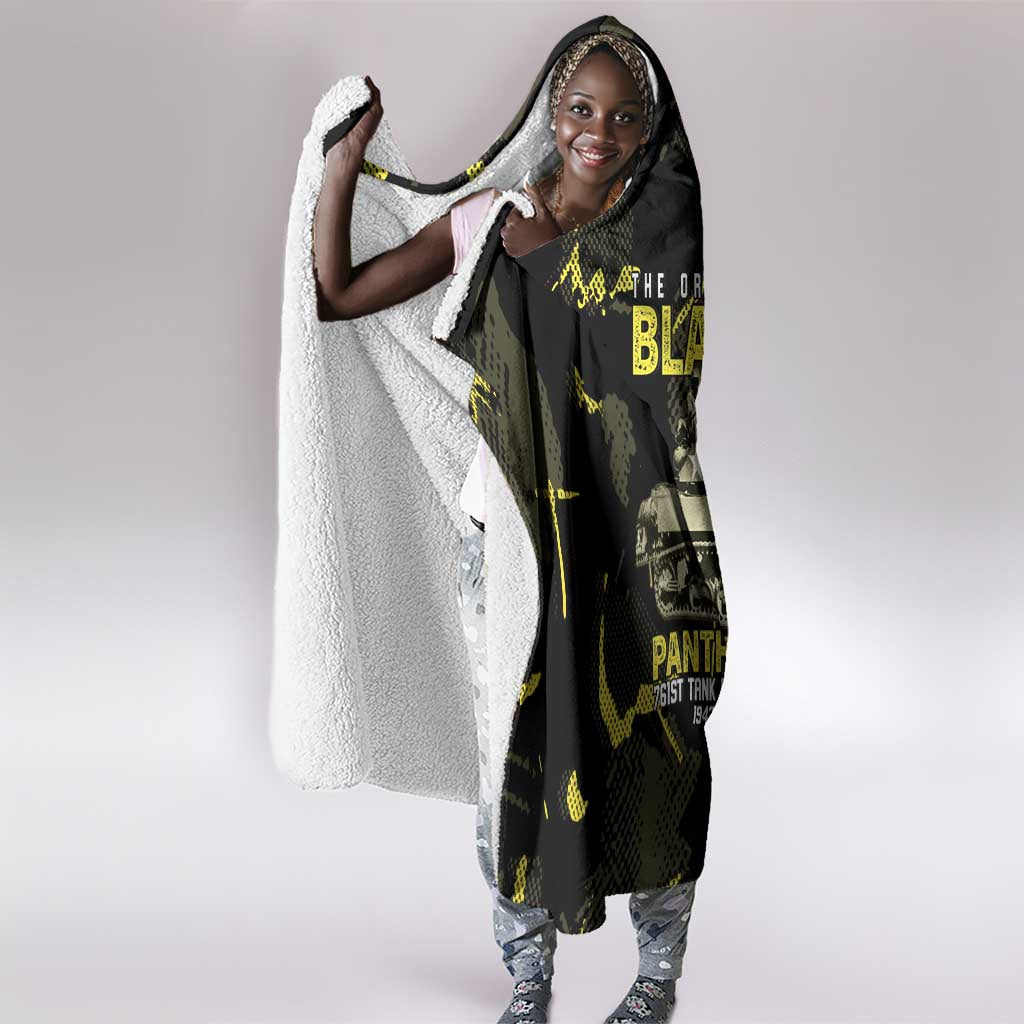 The Original Black Panthers 761st Tank Battalion Hooded Blanket African American Heroes - Wonder Print Shop