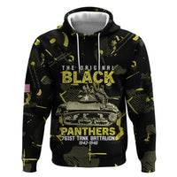 The Original Black Panthers 761st Tank Battalion Hoodie African American Heroes - Wonder Print Shop