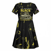 The Original Black Panthers 761st Tank Battalion Kid Short Sleeve Dress African American Heroes - Wonder Print Shop