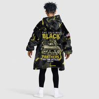 The Original Black Panthers 761st Tank Battalion Kid Wearable Blanket Hoodie African American Heroes - Wonder Print Shop