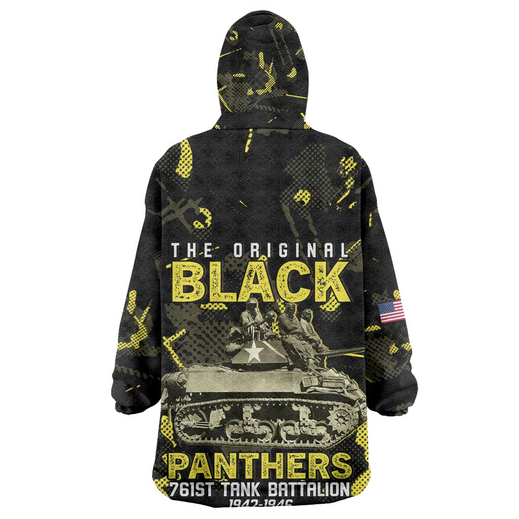The Original Black Panthers 761st Tank Battalion Kid Wearable Blanket Hoodie African American Heroes - Wonder Print Shop