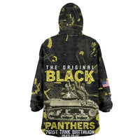 The Original Black Panthers 761st Tank Battalion Kid Wearable Blanket Hoodie African American Heroes - Wonder Print Shop