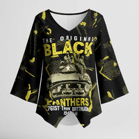 The Original Black Panthers 761st Tank Battalion Kimono Sleeve Blouse African American Heroes - Wonder Print Shop