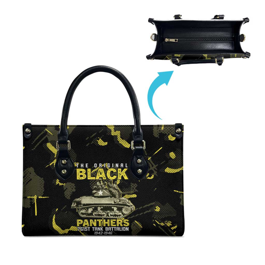 The Original Black Panthers 761st Tank Battalion Leather Bag African American Heroes - Wonder Print Shop