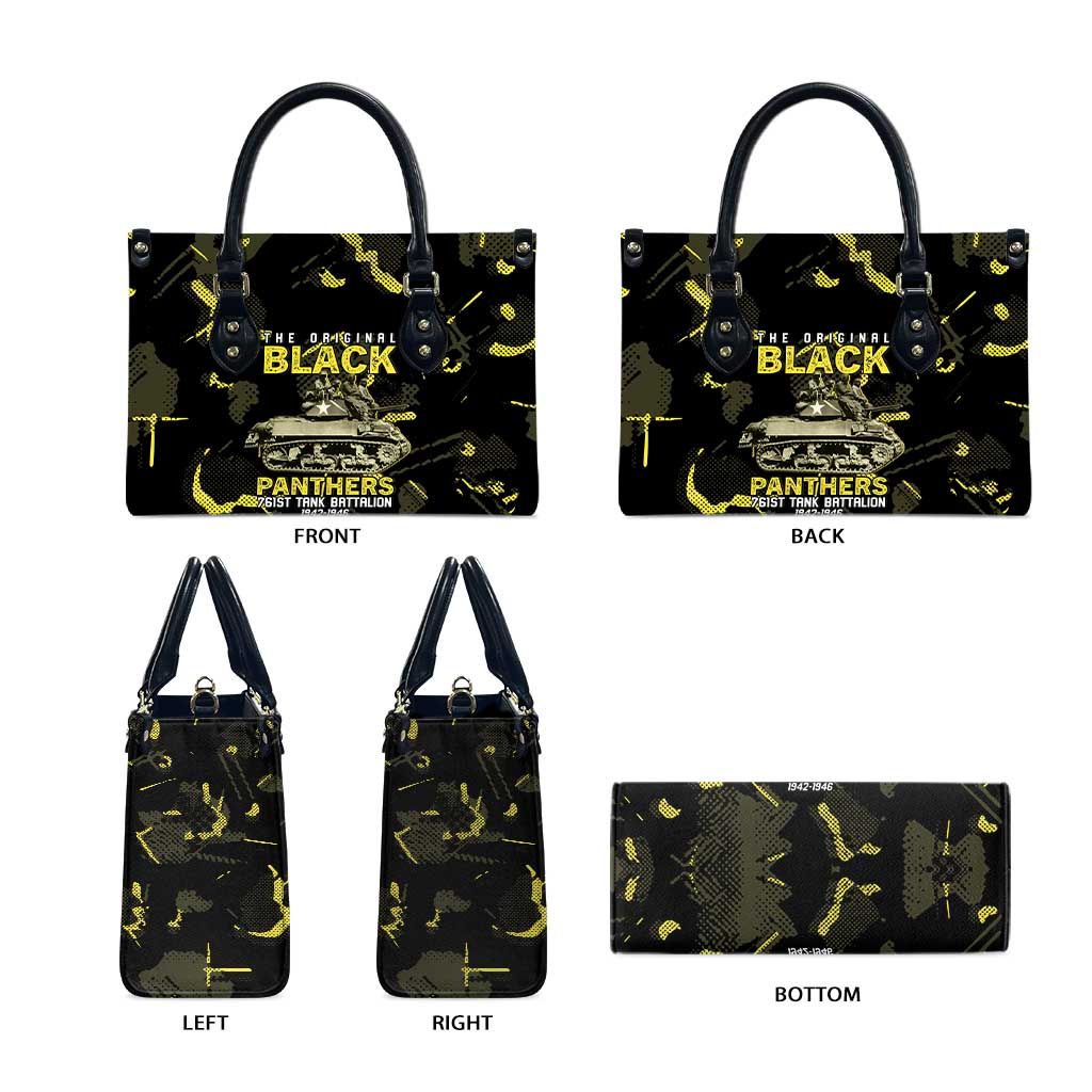 The Original Black Panthers 761st Tank Battalion Leather Bag African American Heroes - Wonder Print Shop