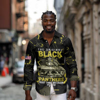 The Original Black Panthers 761st Tank Battalion Long Sleeve Button Shirt African American Heroes - Wonder Print Shop