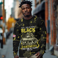 The Original Black Panthers 761st Tank Battalion Long Sleeve Shirt African American Heroes - Wonder Print Shop
