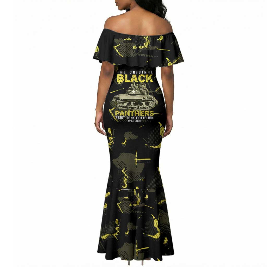 The Original Black Panthers 761st Tank Battalion Mermaid Dress African American Heroes - Wonder Print Shop