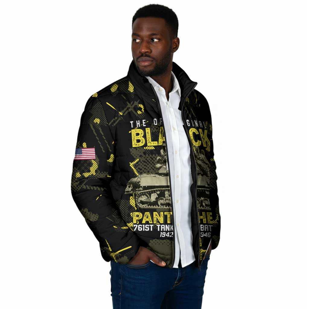 The Original Black Panthers 761st Tank Battalion Padded Jacket African American Heroes - Wonder Print Shop