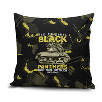 The Original Black Panthers 761st Tank Battalion Pillow Cover African American Heroes - Wonder Print Shop
