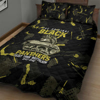 The Original Black Panthers 761st Tank Battalion Quilt Bed Set African American Heroes - Wonder Print Shop