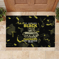The Original Black Panthers 761st Tank Battalion Rubber Doormat African American Heroes - Wonder Print Shop