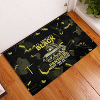 The Original Black Panthers 761st Tank Battalion Rubber Doormat African American Heroes - Wonder Print Shop