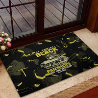 The Original Black Panthers 761st Tank Battalion Rubber Doormat African American Heroes - Wonder Print Shop