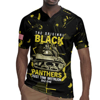 The Original Black Panthers 761st Tank Battalion Rugby Jersey African American Heroes - Wonder Print Shop