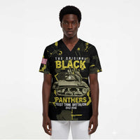 The Original Black Panthers 761st Tank Battalion Scrub Top African American Heroes - Wonder Print Shop