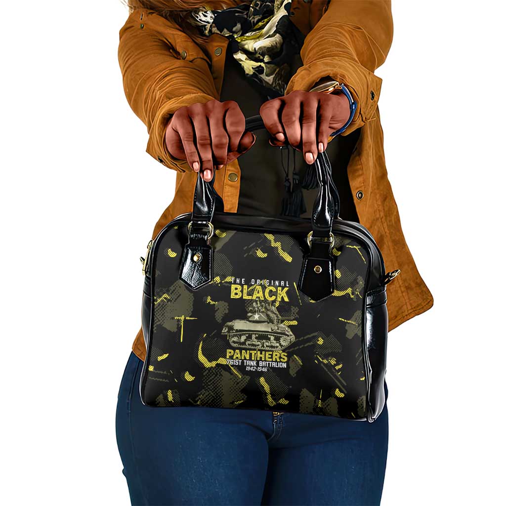 The Original Black Panthers 761st Tank Battalion Shoulder Handbag African American Heroes - Wonder Print Shop