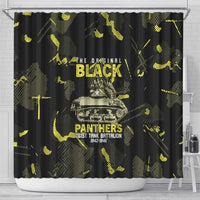 The Original Black Panthers 761st Tank Battalion Shower Curtain African American Heroes - Wonder Print Shop