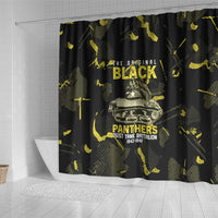 The Original Black Panthers 761st Tank Battalion Shower Curtain African American Heroes - Wonder Print Shop