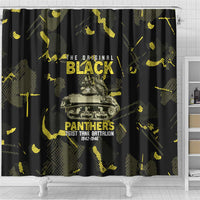 The Original Black Panthers 761st Tank Battalion Shower Curtain African American Heroes - Wonder Print Shop
