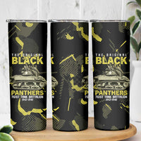 The Original Black Panthers 761st Tank Battalion Skinny Tumbler African American Heroes - Wonder Print Shop