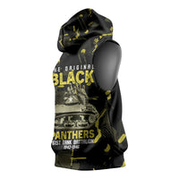 The Original Black Panthers 761st Tank Battalion Sleeveless Hoodie African American Heroes - Wonder Print Shop