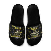 The Original Black Panthers 761st Tank Battalion Slide Sandals African American Heroes - Wonder Print Shop