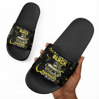The Original Black Panthers 761st Tank Battalion Slide Sandals African American Heroes - Wonder Print Shop