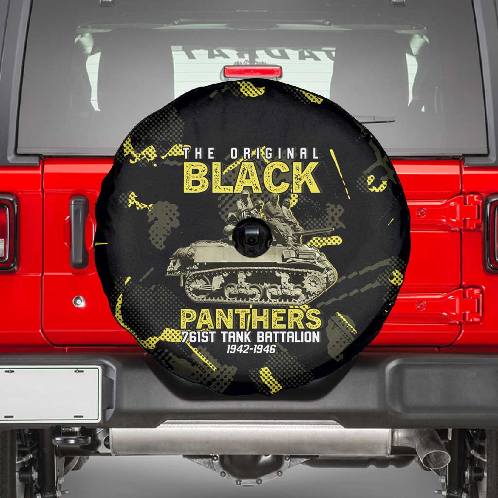 The Original Black Panthers 761st Tank Battalion Spare Tire Cover African American Heroes - Wonder Print Shop