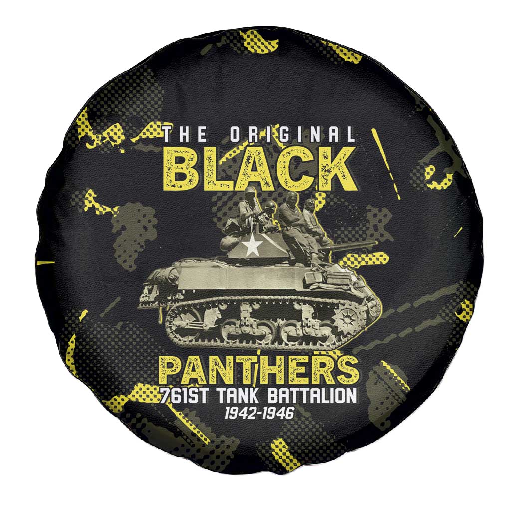 The Original Black Panthers 761st Tank Battalion Spare Tire Cover African American Heroes - Wonder Print Shop