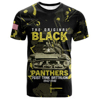 The Original Black Panthers 761st Tank Battalion T shirt African American Heroes - Wonder Print Shop