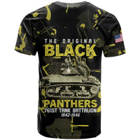 The Original Black Panthers 761st Tank Battalion T shirt African American Heroes - Wonder Print Shop